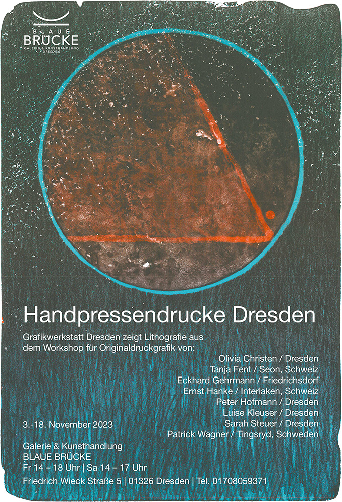 Ausstellung „Handpressendrucke Dresden“ 3. November 2023