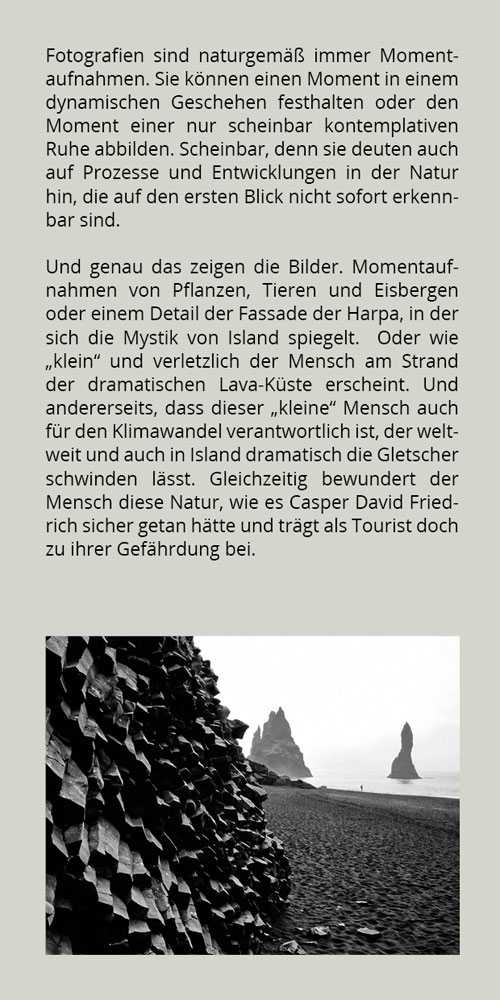 Ausstellung Roland Nagel – „ISLAND.Momente“ ab 05.10.2024